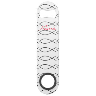 Abrebotellas De Bar Símbolo cristiano de pescado Ichthys Thunder_Cove