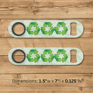 Abrebotellas De Bar Símbolo de reciclaje
