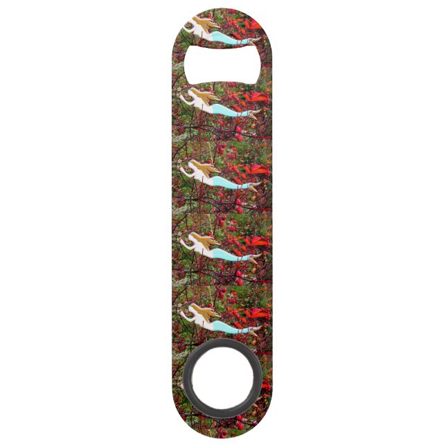 Abrebotellas De Bar sirenas de cola azul (Anverso)