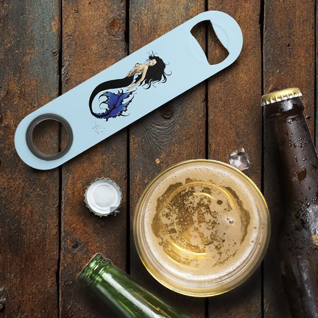 Abrebotellas De Bar Sirenas tribales azules (Subido por el creador)