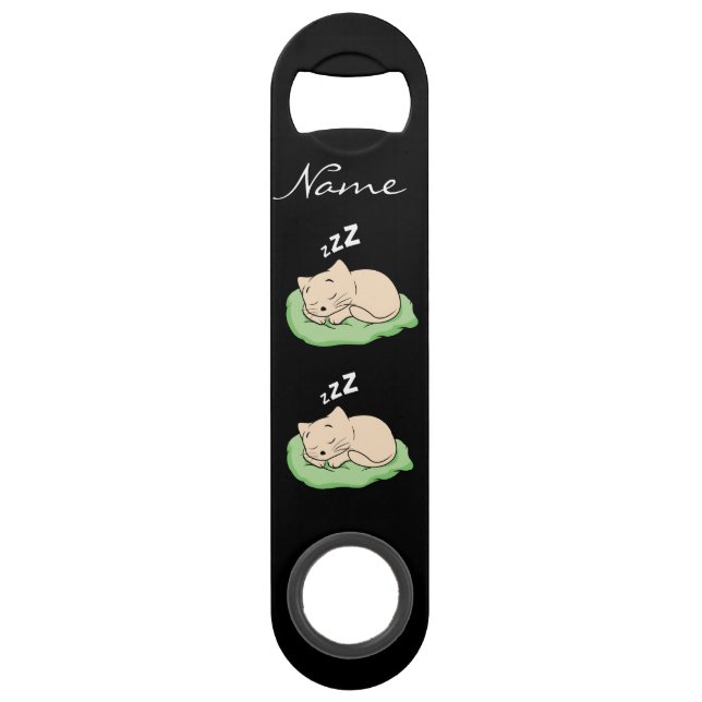 Abrebotellas De Bar Sleeping Kitty Thunder_Cove (Anverso)