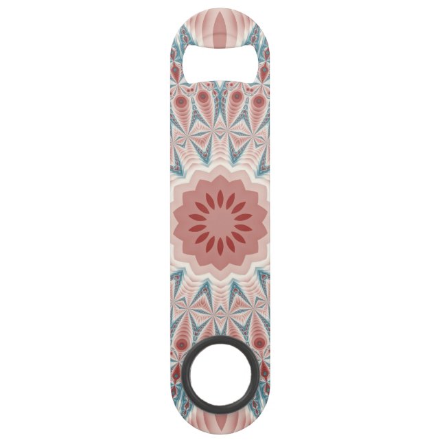 Abrebotellas De Bar Sorprendente arte fractal moderno Kaleidoscope Man (Anverso)