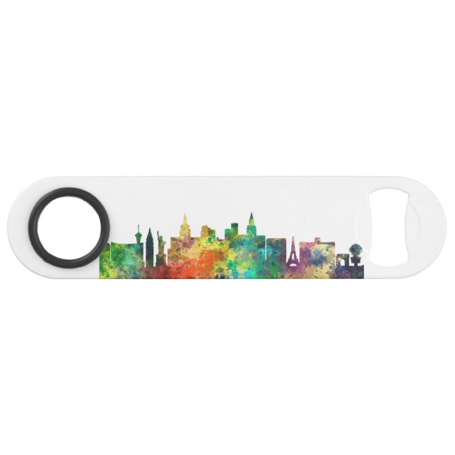 ABREBOTELLAS DE BAR SP DEL HORIZONTE DE LAS VEGAS, NEVADA - (Reverso Horizontal)