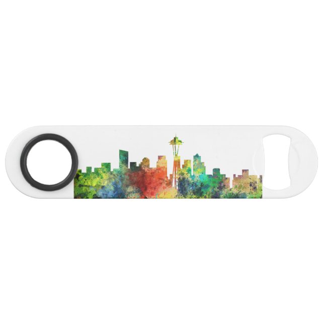 ABREBOTELLAS DE BAR SP DEL HORIZONTE DE SEATTLE WASHINGTON - (Reverso Horizontal)