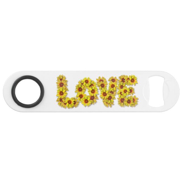 Abrebotellas De Bar Sunflower Love Bottle Opener (Anverso (Horizontal))