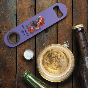 Abrebotellas De Bar Tattoos de la mujer de Redhead