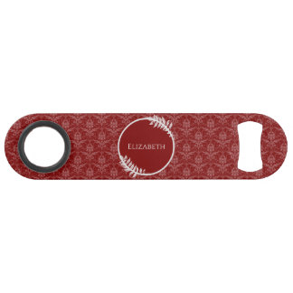 Abrebotellas De Bar Tecla de barra personalizada de Damask elegante ro
