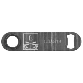 Abrebotellas De Bar Tecla de barra personalizada Rustic Dragonfly de p