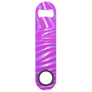 Abrebotellas De Bar Tecla de barra rosa Zebra
