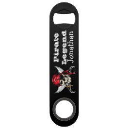 Abrebotellas De Bar Tecla Pirate Skull Bar