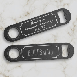 Abrebotellas De Bar Tecla Rustic Bridesmaid Wedding Favor Bar