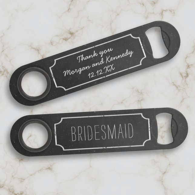Abrebotellas De Bar Tecla Rustic Bridesmaid Wedding Favor Bar (Subido por el creador)