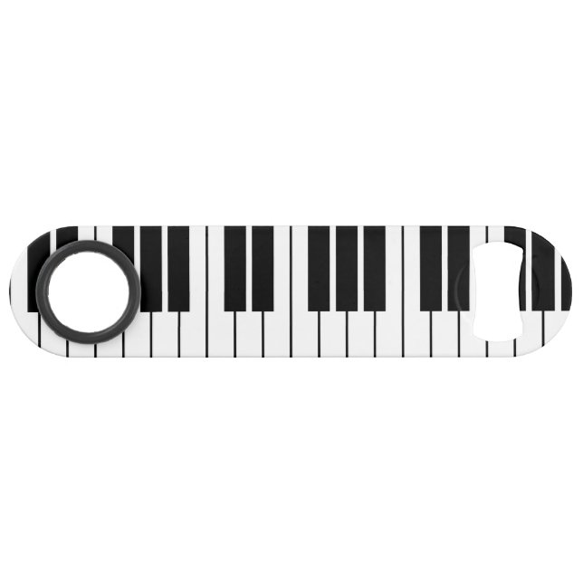 Abrebotellas De Bar Teclas de piano personalizadas Apertura del frasco (Anverso (Horizontal))