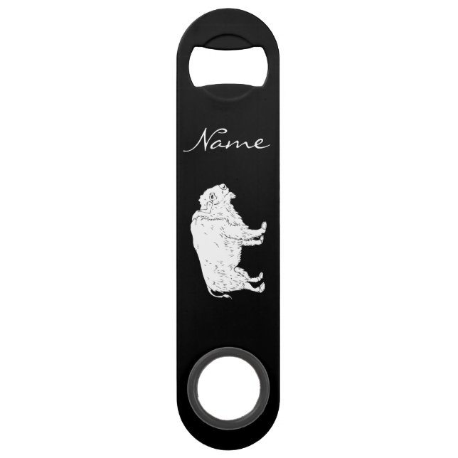 Abrebotellas De Bar Thunder_Cove de búfalo blanco (Anverso)