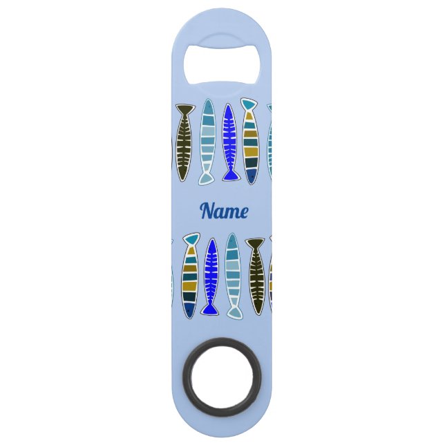 Abrebotellas De Bar Thunder_Cove, pez rayado multicolor (Reverso)