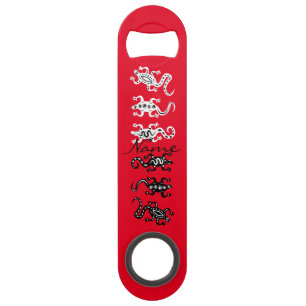 Abrebotellas De Bar Tres Lizards Thunder_Cove Estilo Suroeste