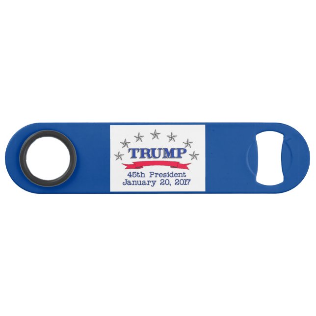 Abrebotellas De Bar Trump 45.º presidente (Anverso (Horizontal))