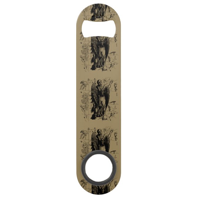 Abrebotellas De Bar Virgo constelación Hevelius 1690 de sept. el 22 (Reverso)