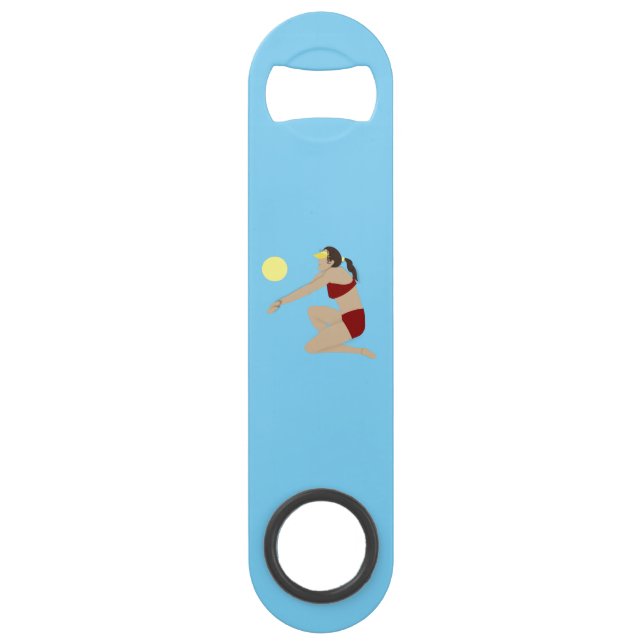Abrebotellas De Bar Voleibol playa (Anverso)