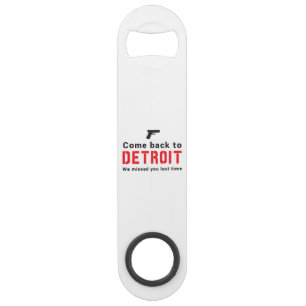 Abrebotellas De Bar Vuelto a Detroit, le faltamos vez última