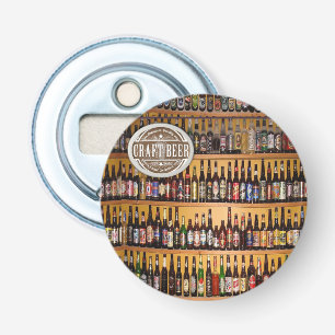 Abrebotellas de botón de cerveza