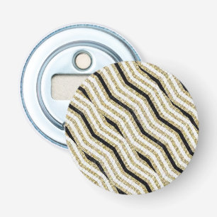 Abrebotellas de botón dorado blanco negro