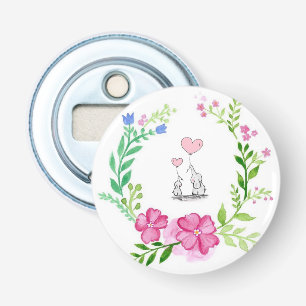 Abrebotellas de botón Elefante