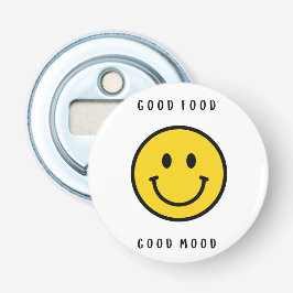 Abrebotellas de cara sonriente, cara de emoji