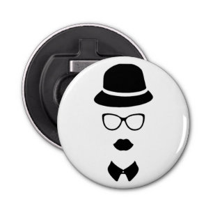 Abrebotellas de la cara del inconformista