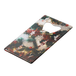 Abrebotellas de la tarjeta de Credi