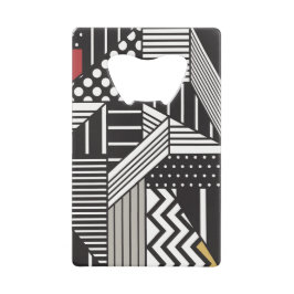 Abrebotellas de la tarjeta de crédito de la