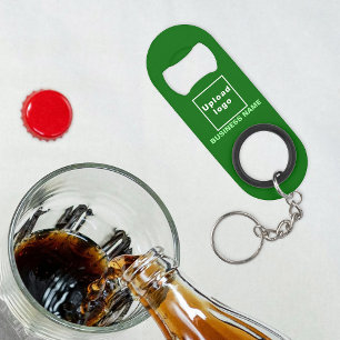 Abrebotellas De Llavero Apertura de botellas y cadena de claves verde empr