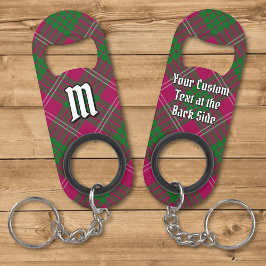 Abrebotellas De Llavero Apertura de frascos Clan Crawford Tartan Keychain