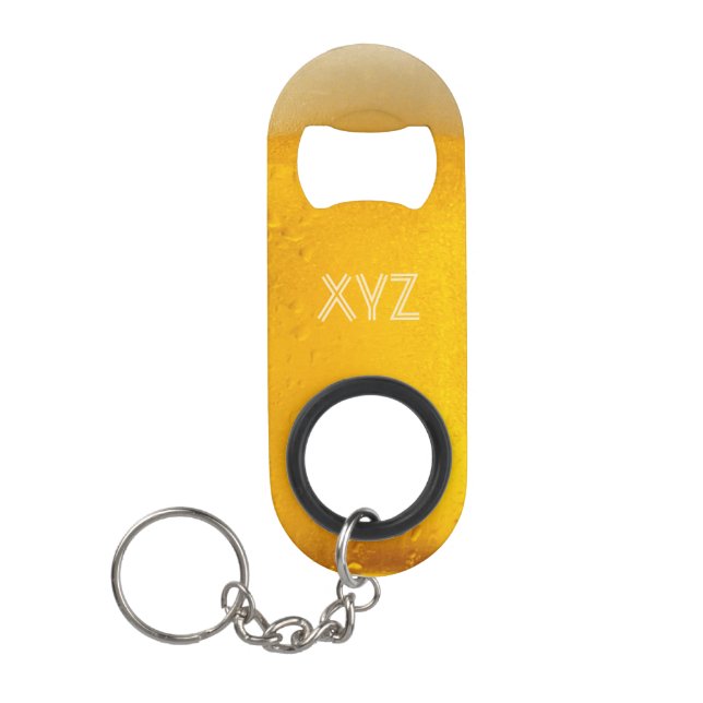 Abrebotellas De Llavero Apertura del frasco de personalizado BEER (Anverso)