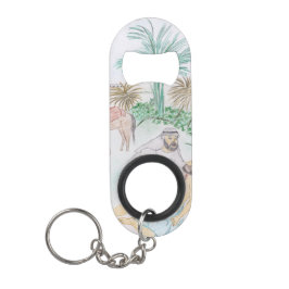 Abrebotellas De Llavero Arte cristiano El buen samaritano