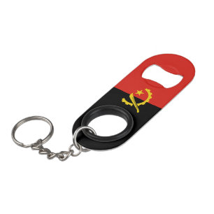 Abrebotellas De Llavero Bandera de Angola