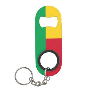 Abrebotellas De Llavero Bandera de Benín