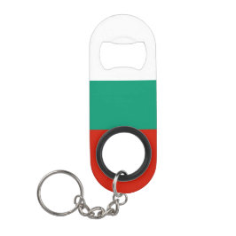 Abrebotellas De Llavero Bandera de Bulgaria