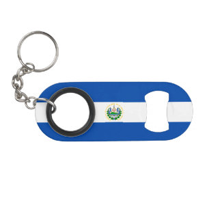 Abrebotellas De Llavero Bandera de El Salvador
