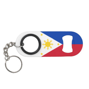 Abrebotellas De Llavero Bandera de Filipinas