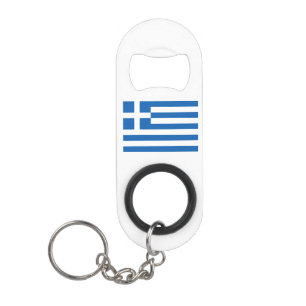 Abrebotellas De Llavero Bandera de Grecia