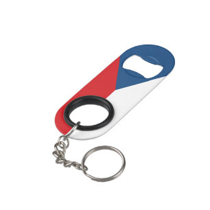 Abrebotellas De Llavero Bandera de la República Checa