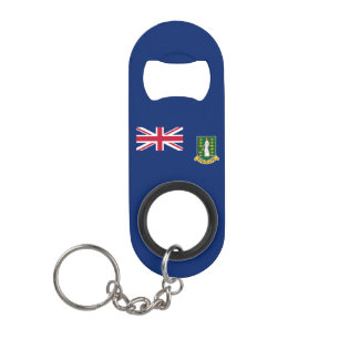 Abrebotellas De Llavero Bandera de las Islas Vírgenes Británicas