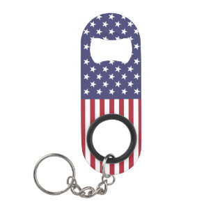 Abrebotellas De Llavero Bandera de los Estados Unidos