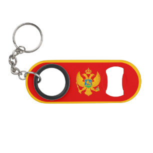 Abrebotellas De Llavero Bandera de Montenegro