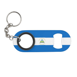 Abrebotellas De Llavero Bandera de Nicaragua