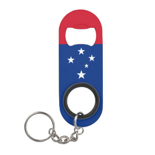 Abrebotellas De Llavero Bandera de Samoa