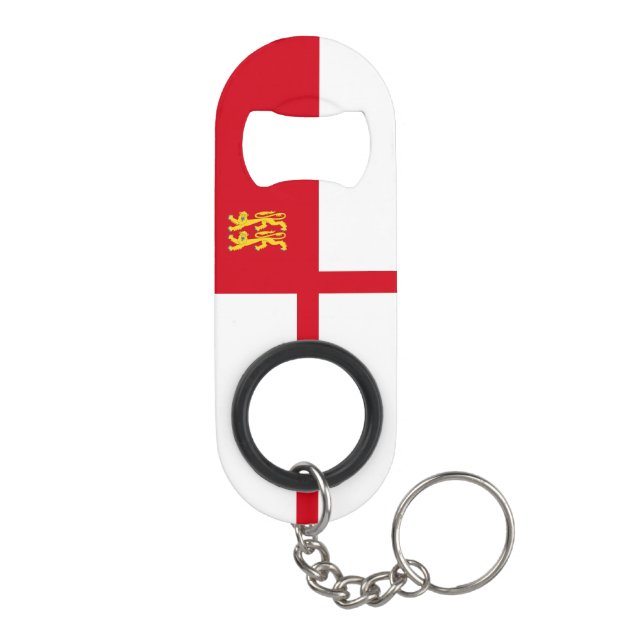 Abrebotellas De Llavero Bandera de Sark (Reverso
)