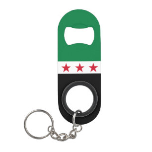 Abrebotellas De Llavero Bandera de Siria