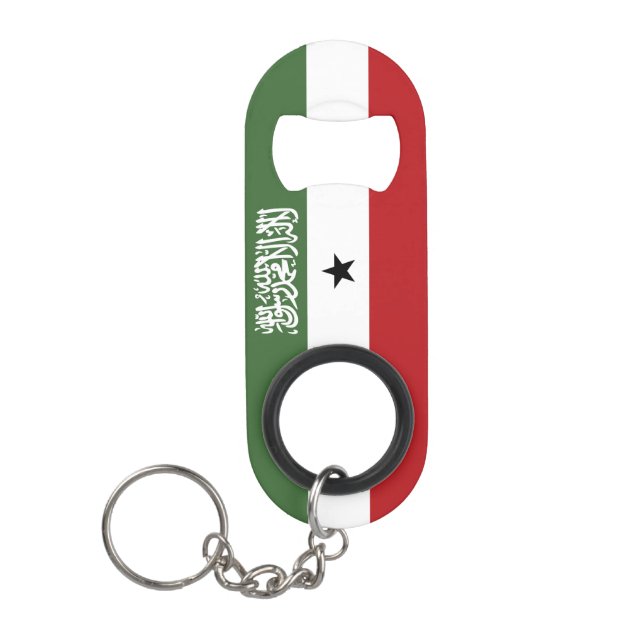 Abrebotellas De Llavero Bandera de Somaliland (Anverso)